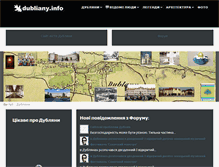 Tablet Screenshot of dubliany.info